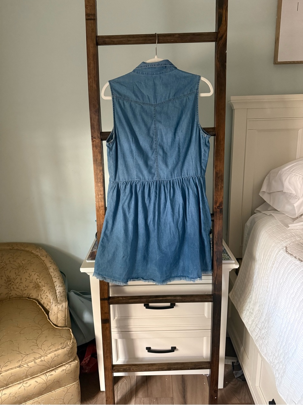 Denim Shirt Dress - Picture 2 of 5